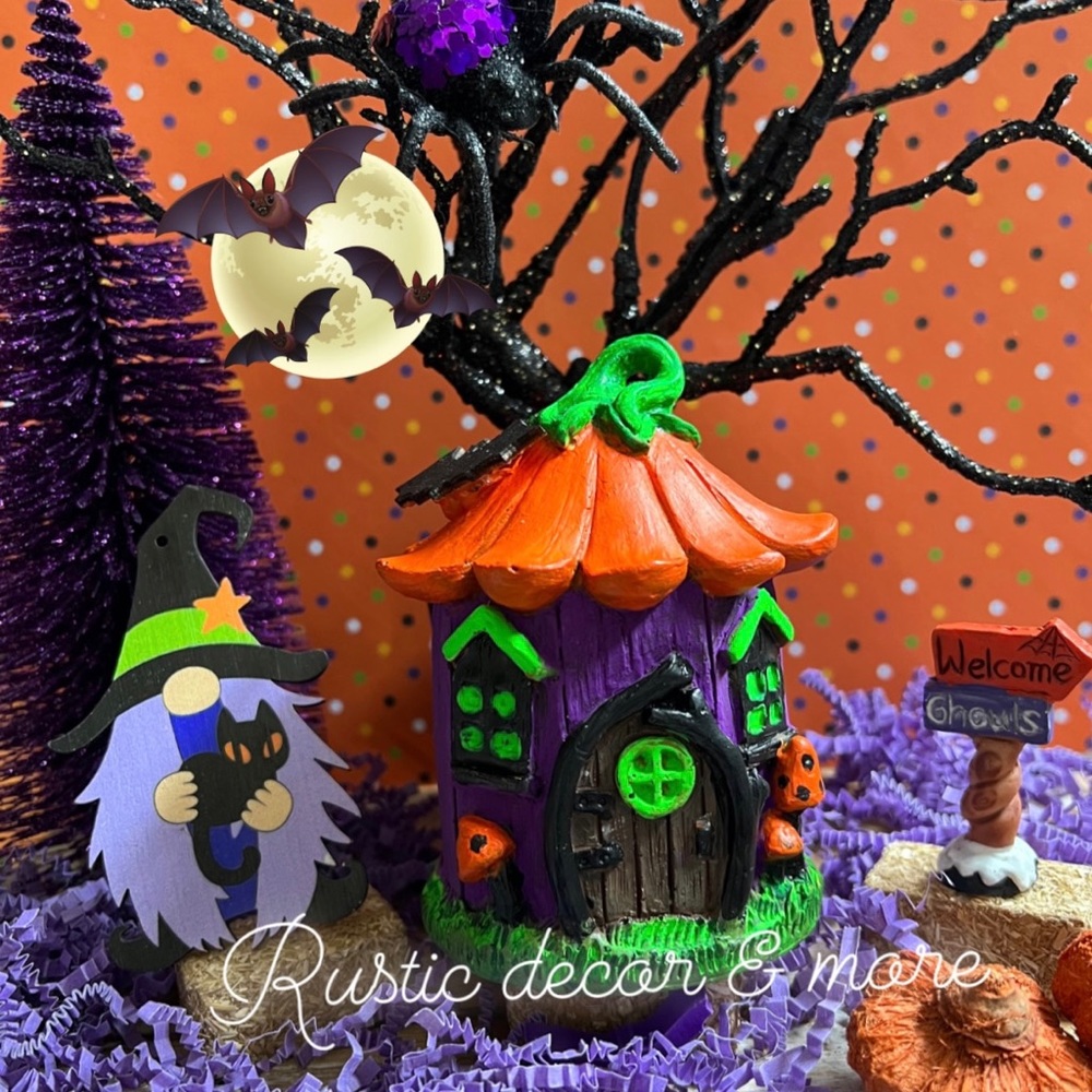 Fairy Garden Spooky house bundle for your tier trays .